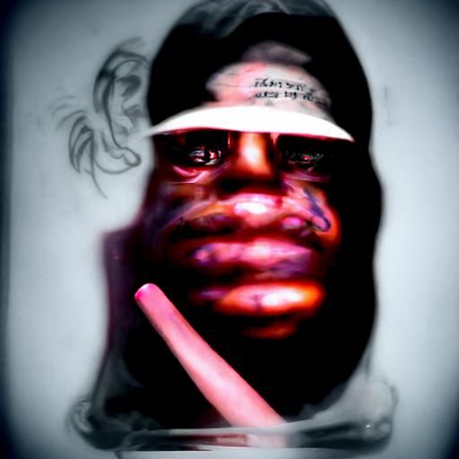 Distrustful Portrait Generated by AI