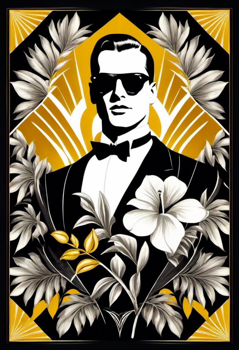 Wizard of Oz Matrix Art Deco Mashup