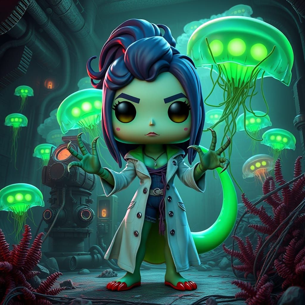 Funko Pop Sea Creature in Toxic Undersea Lab