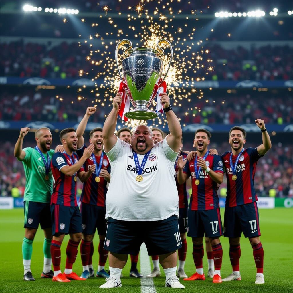 Sapochi Team Wins Champions League in Epic Digital Painting