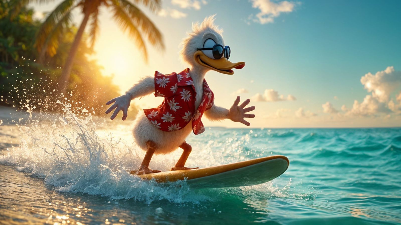 The Surfing Duck