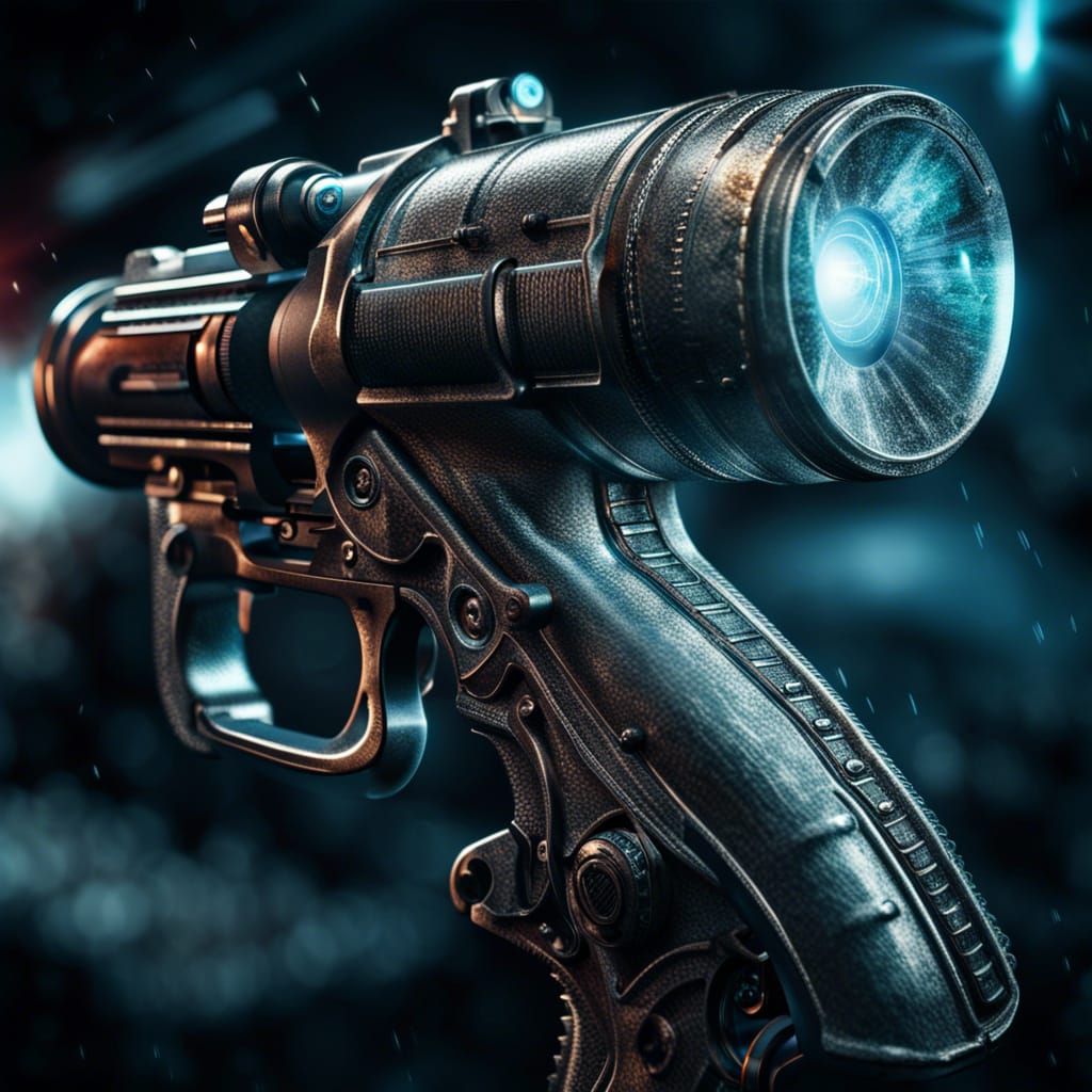 Retro Ray Gun Fires Icy Blast