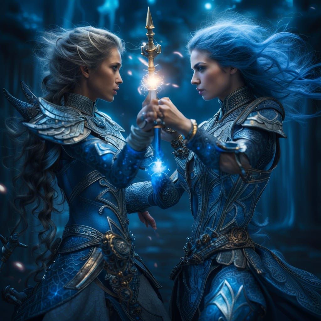 Good vs Evil: Magical Women in Epic Battle