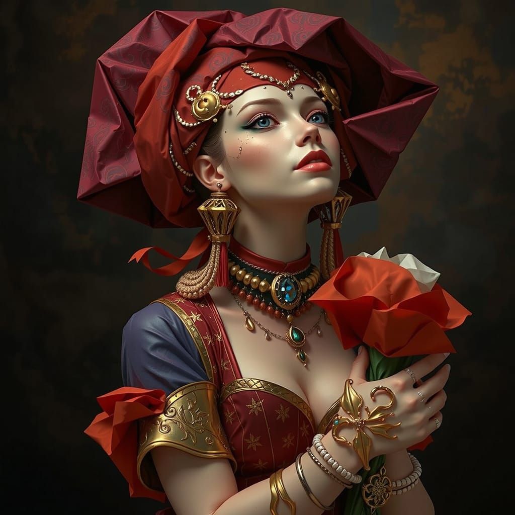 Abstract Geometric Shapes in Bold Colors