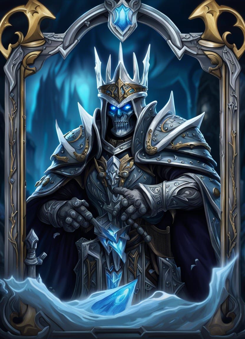 The Lich King Tarot Card