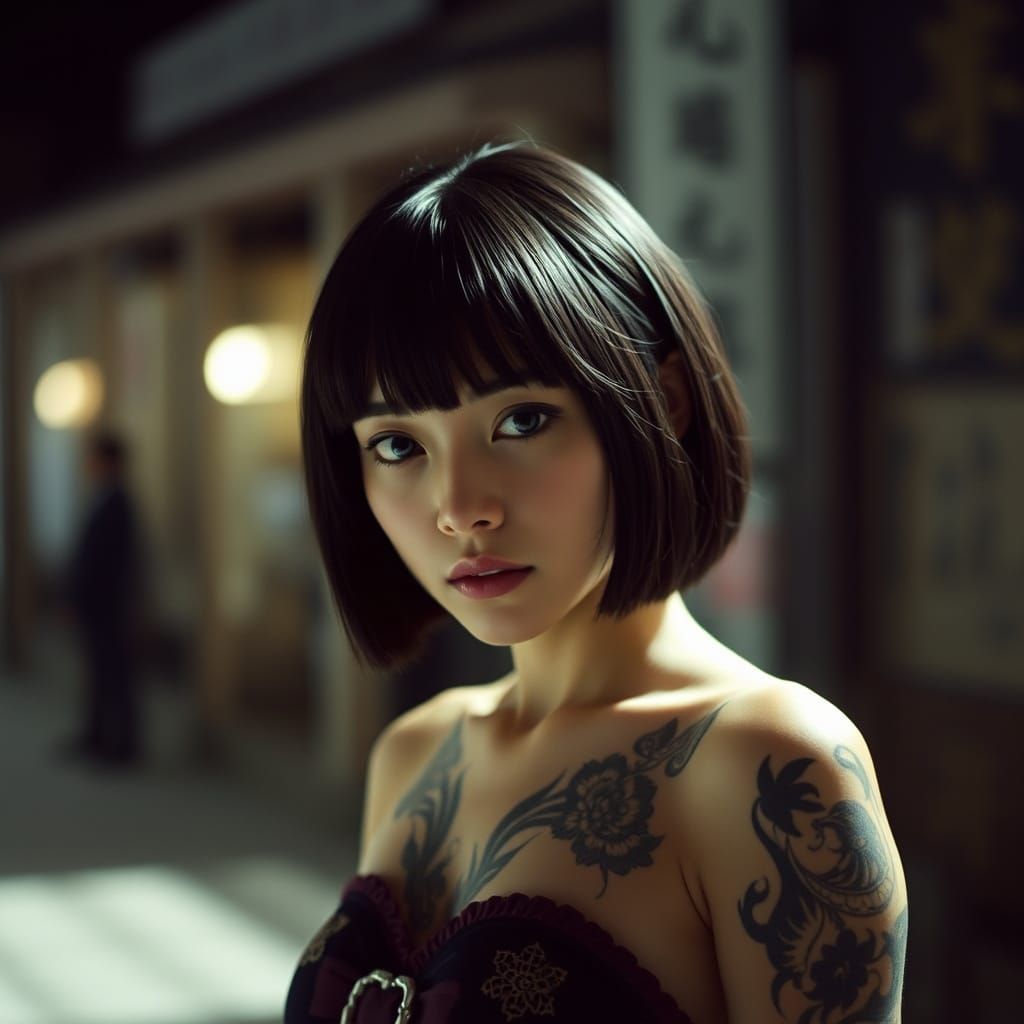 Aya Mukai in Cinematic Film Still