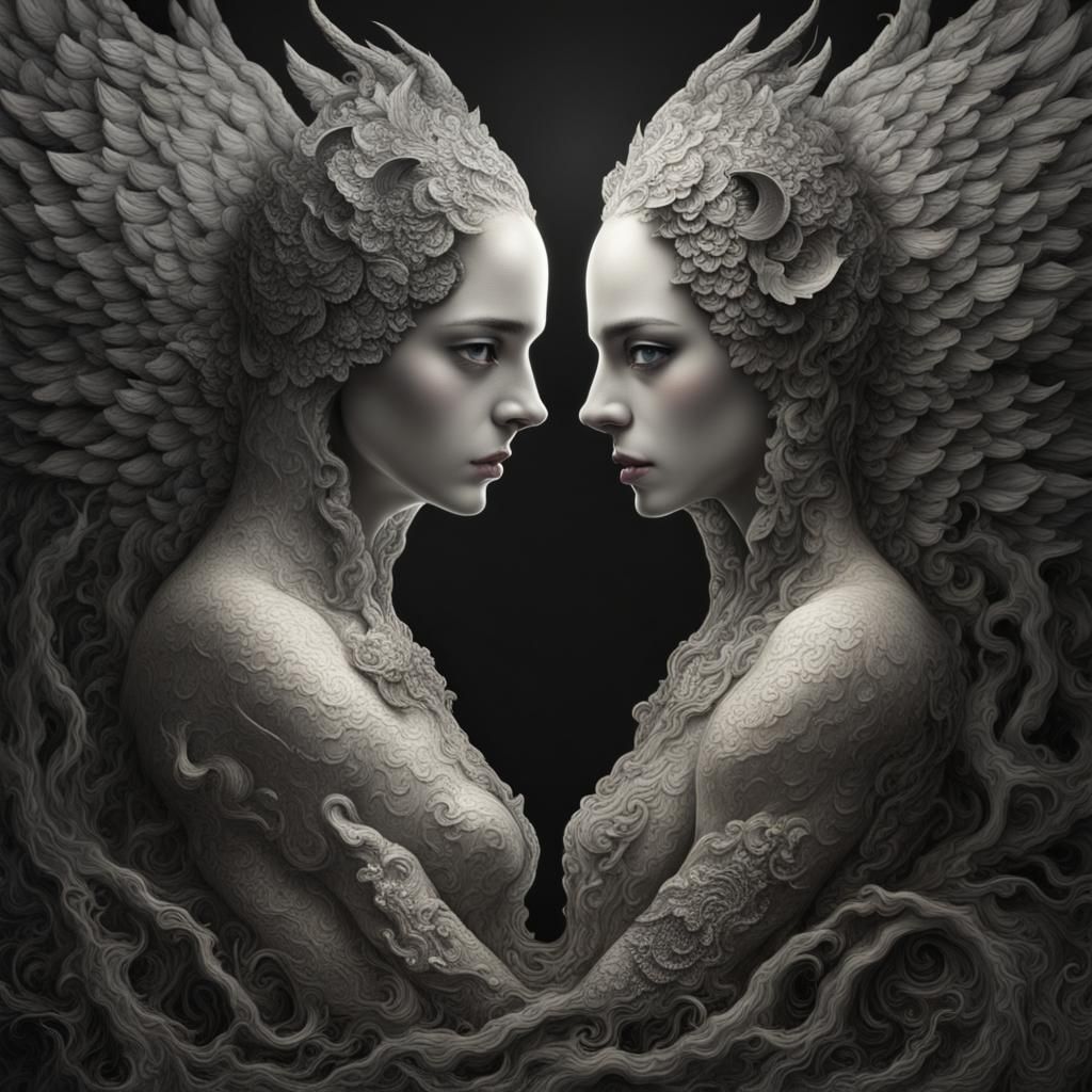 Good Versus Evil: A Surreal Depiction