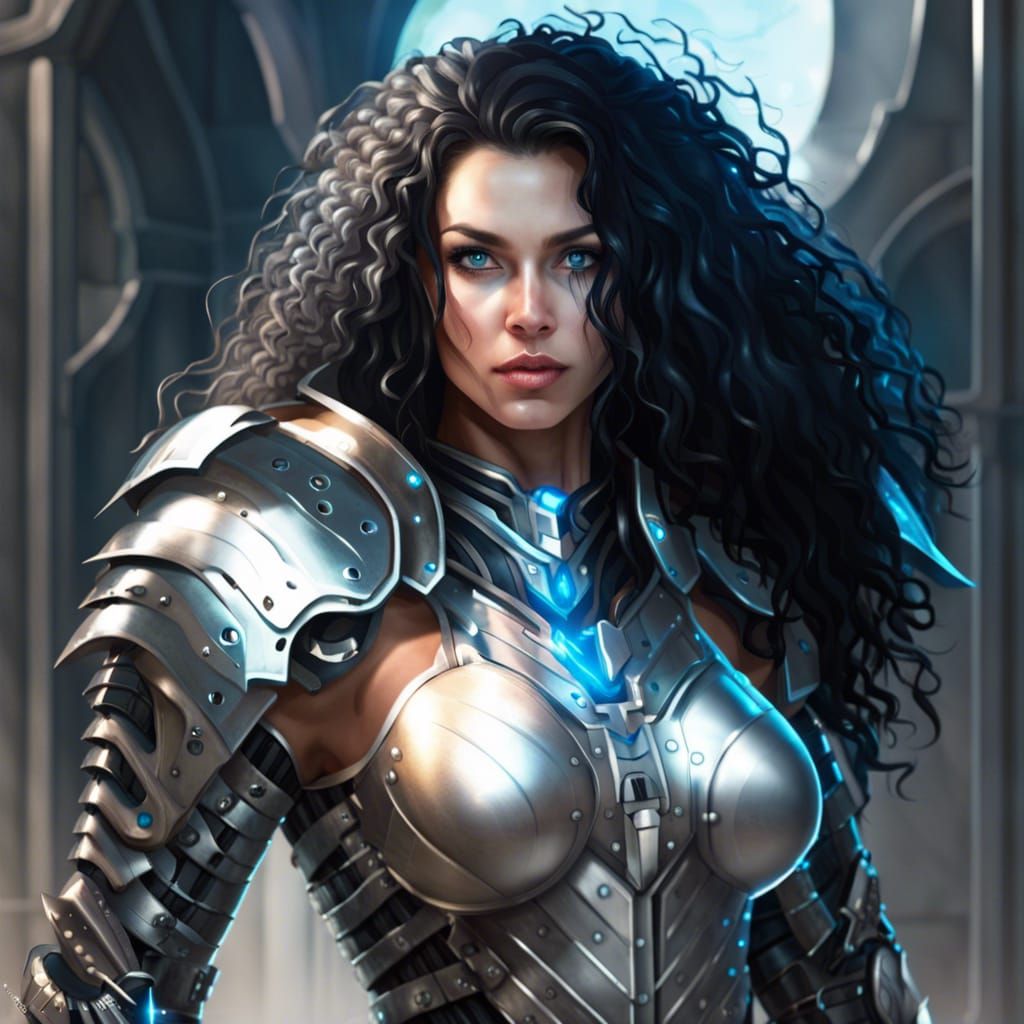 bio-tech woman warrior 3