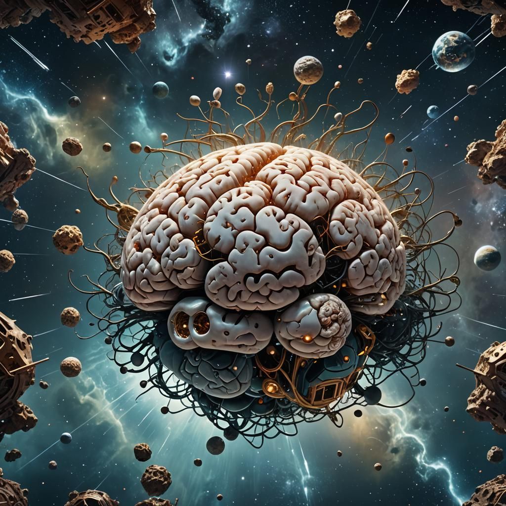 Boltzmann Brain Floating in Outer Space