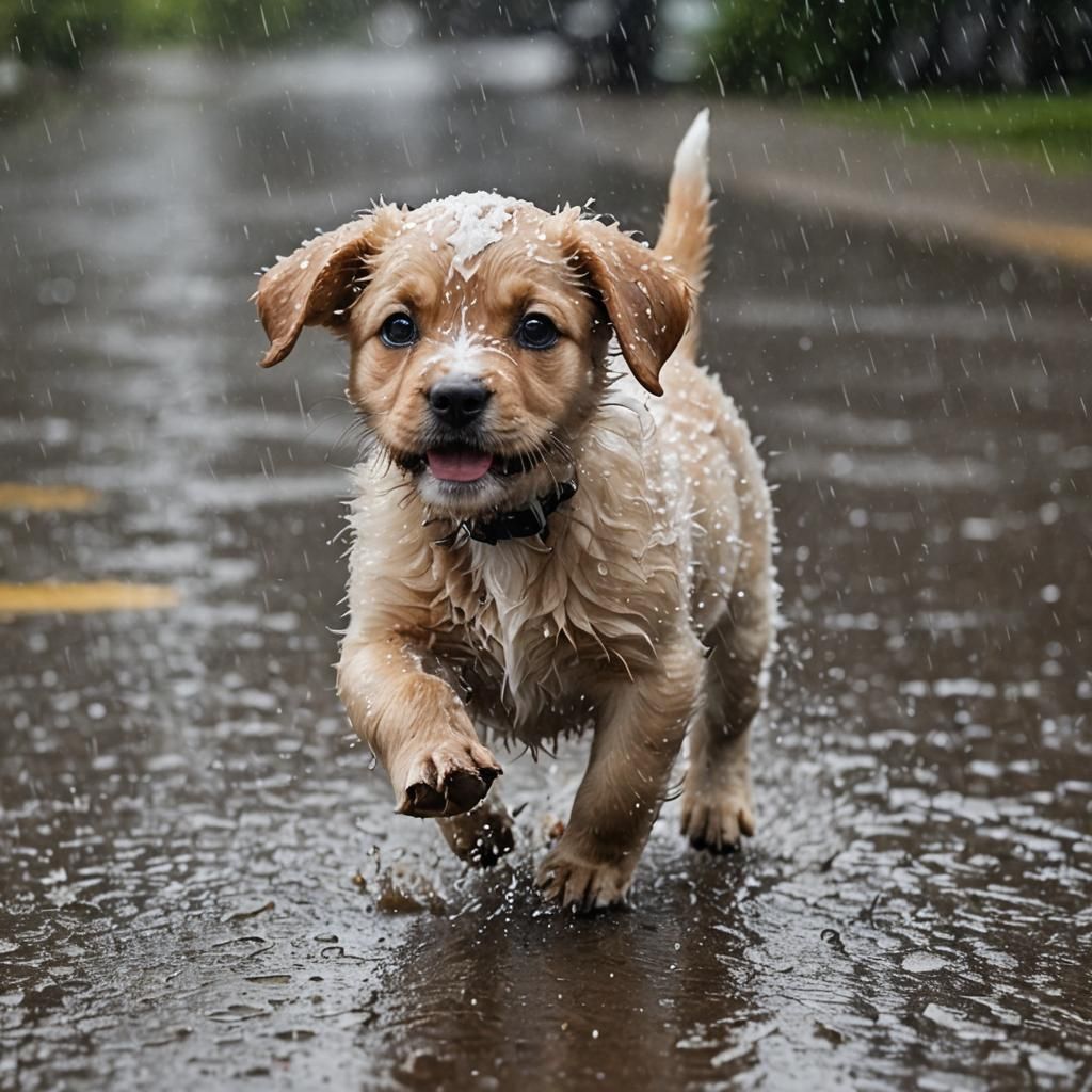 Puppy's Rainy Day Fun