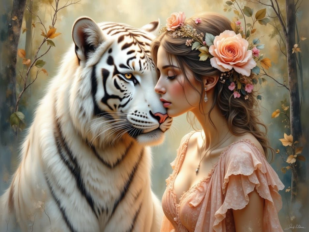 Lady and the tiger