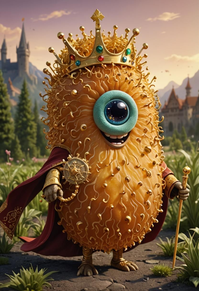 Bacterium King Surrounded by Vassals