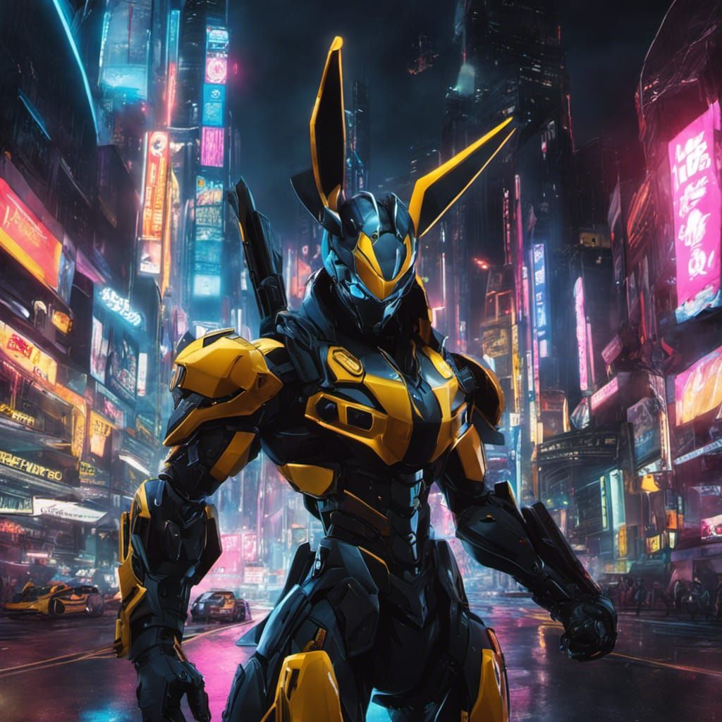 Cyberpunk Akraken Merfolk in Aquatic Armor