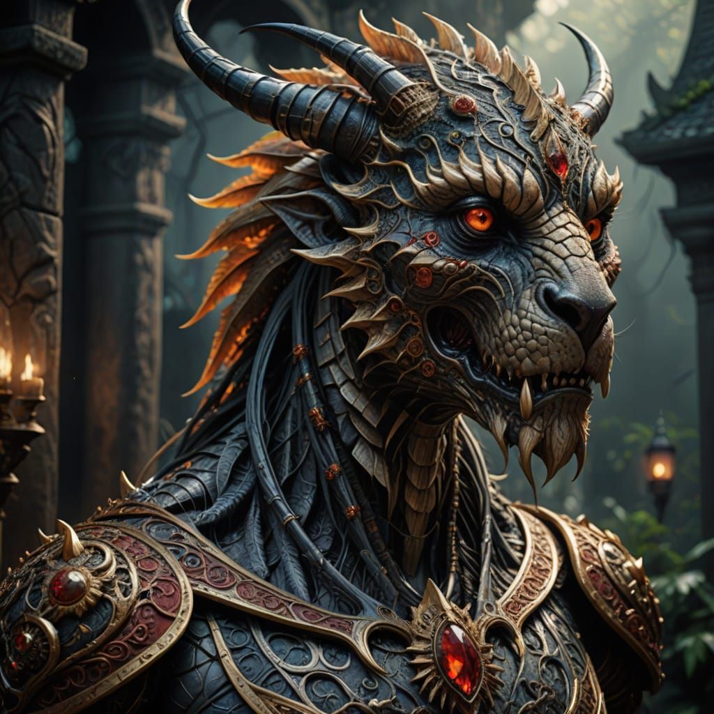 Epic Cinematic Creature in Hyperrealistic Detail