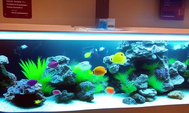 Modern Sumerian Aquarium Fish Store in Mall