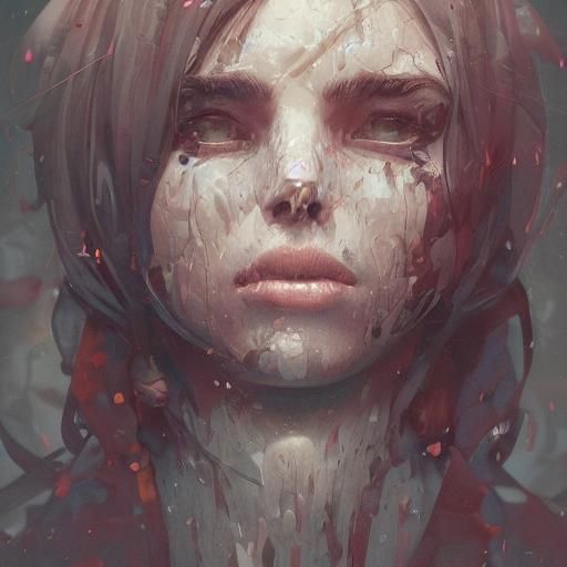 Fading Into Ash: Hyperdetailed Digital Portrait