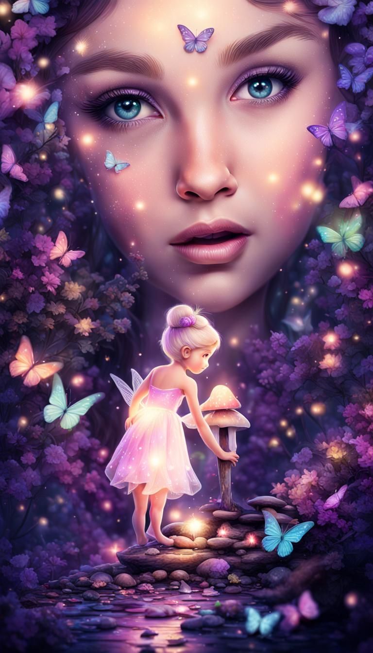 Luminous Fairydust Wonderland with Magic and Beauty