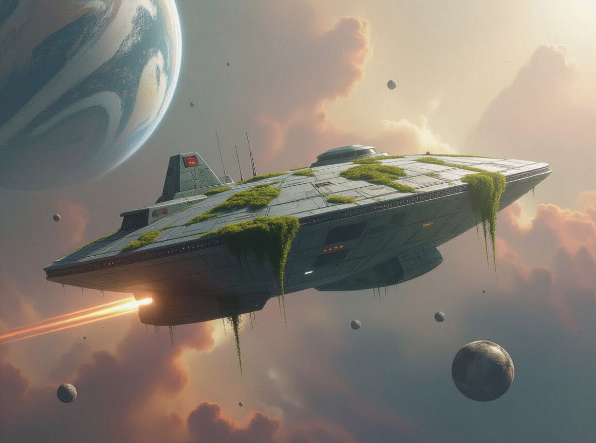 A Spaceship Underway Gathers No Moss 2