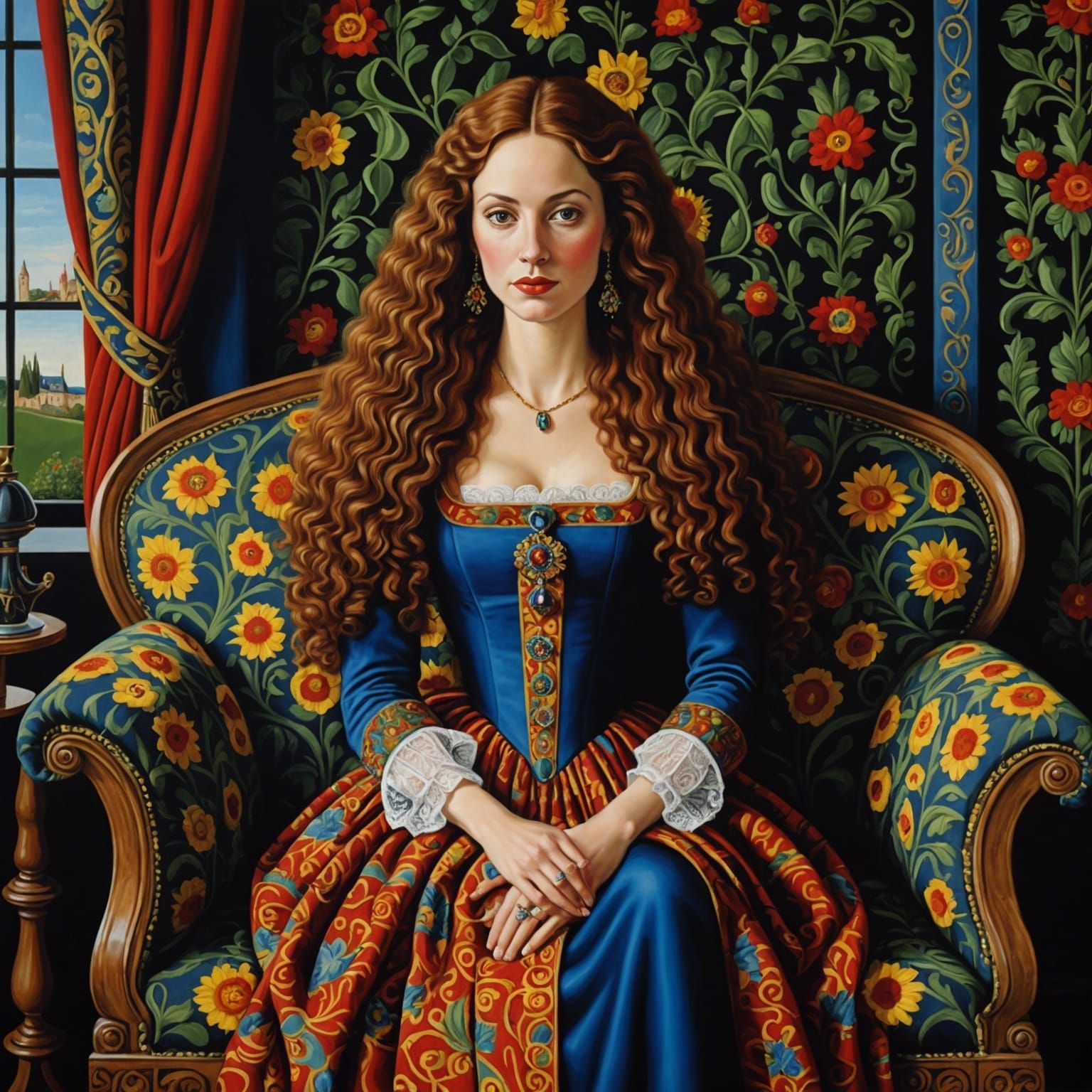 Regal Woman Portrait Inspired by Olbinski and Bell