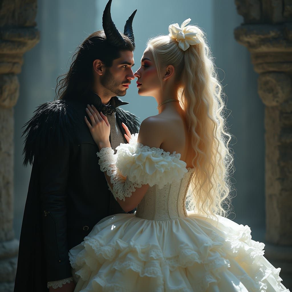 Dark Fantasy Wedding of a Sissy Princess and a Demon King