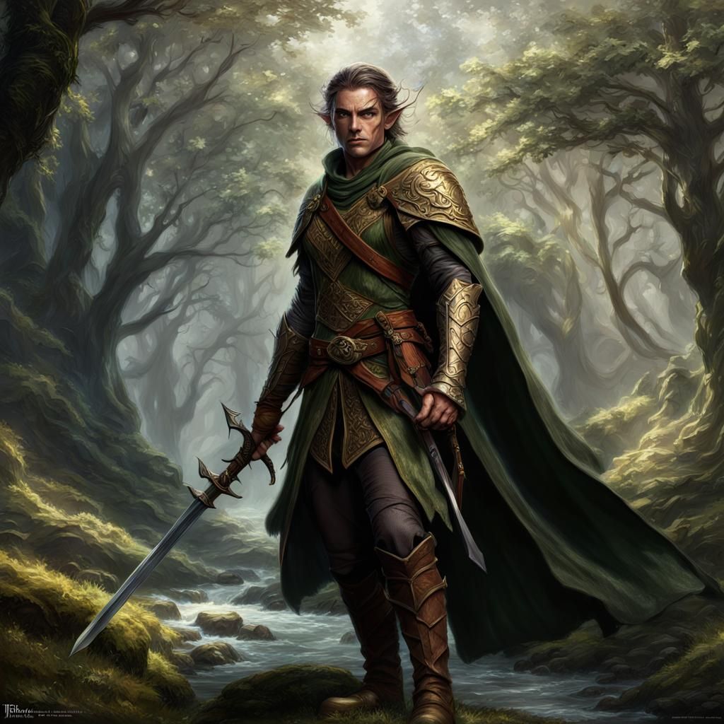 fantasy elf ranger
