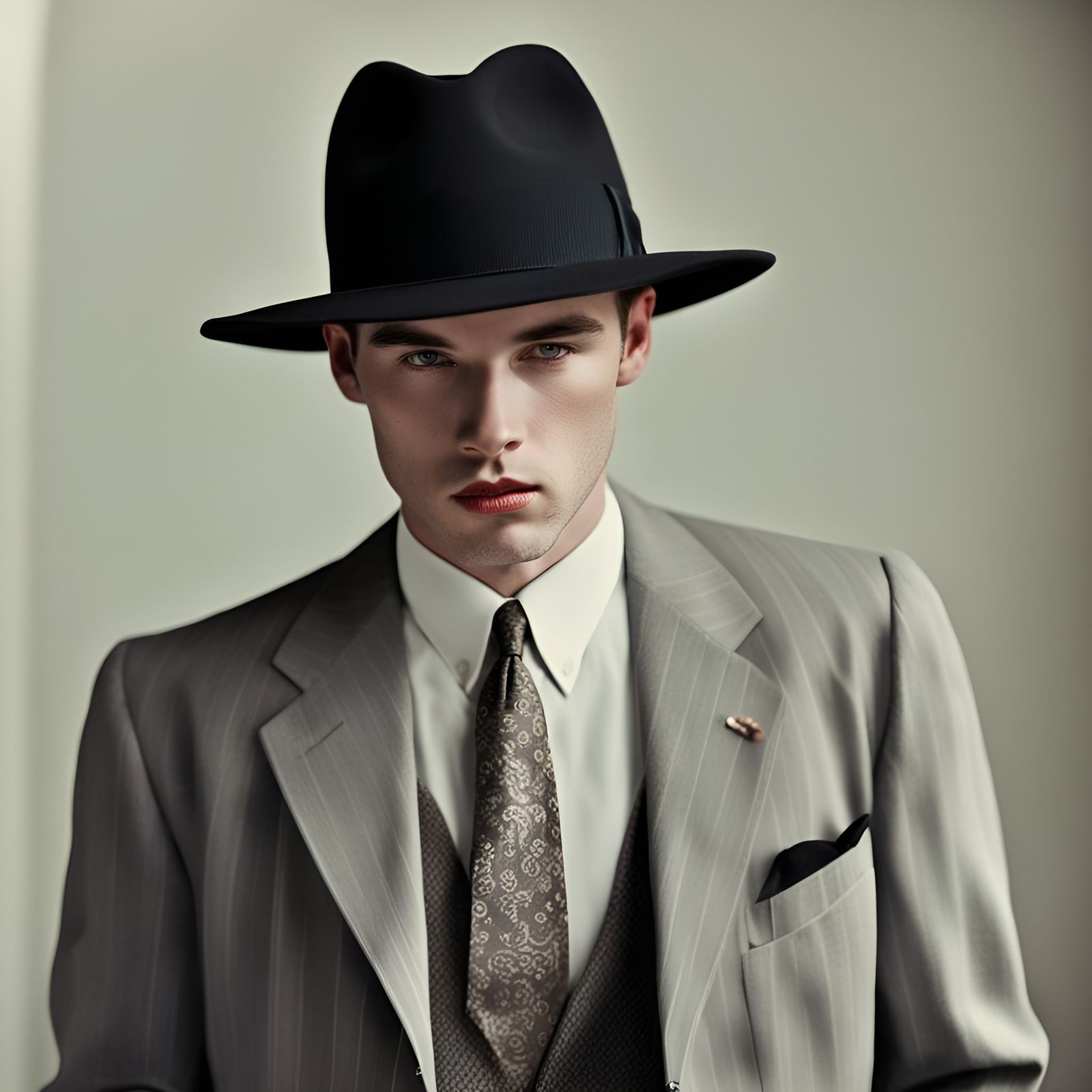 Liam Neeson as 1950s Gangster in Suit