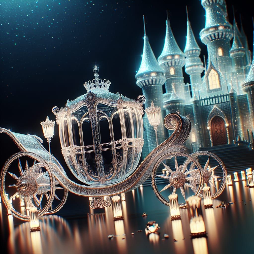GLASS PRINCESS CARRIAGE 3