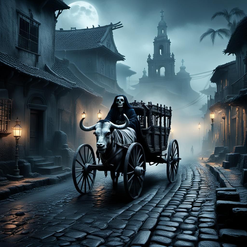 Dark Fantasy Carreta Nagua in Colonial Chinandega