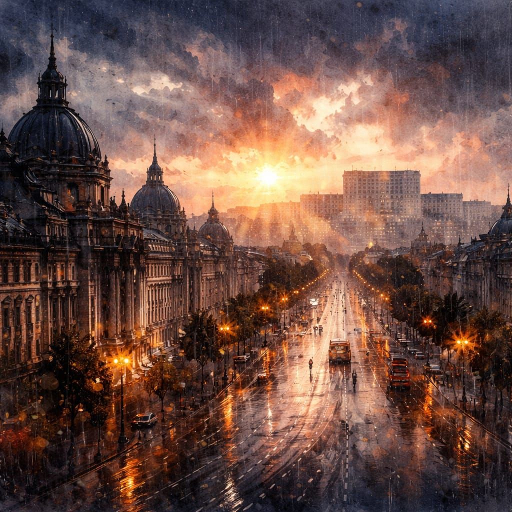 Beautiful Bucharest, the Capital of Romania