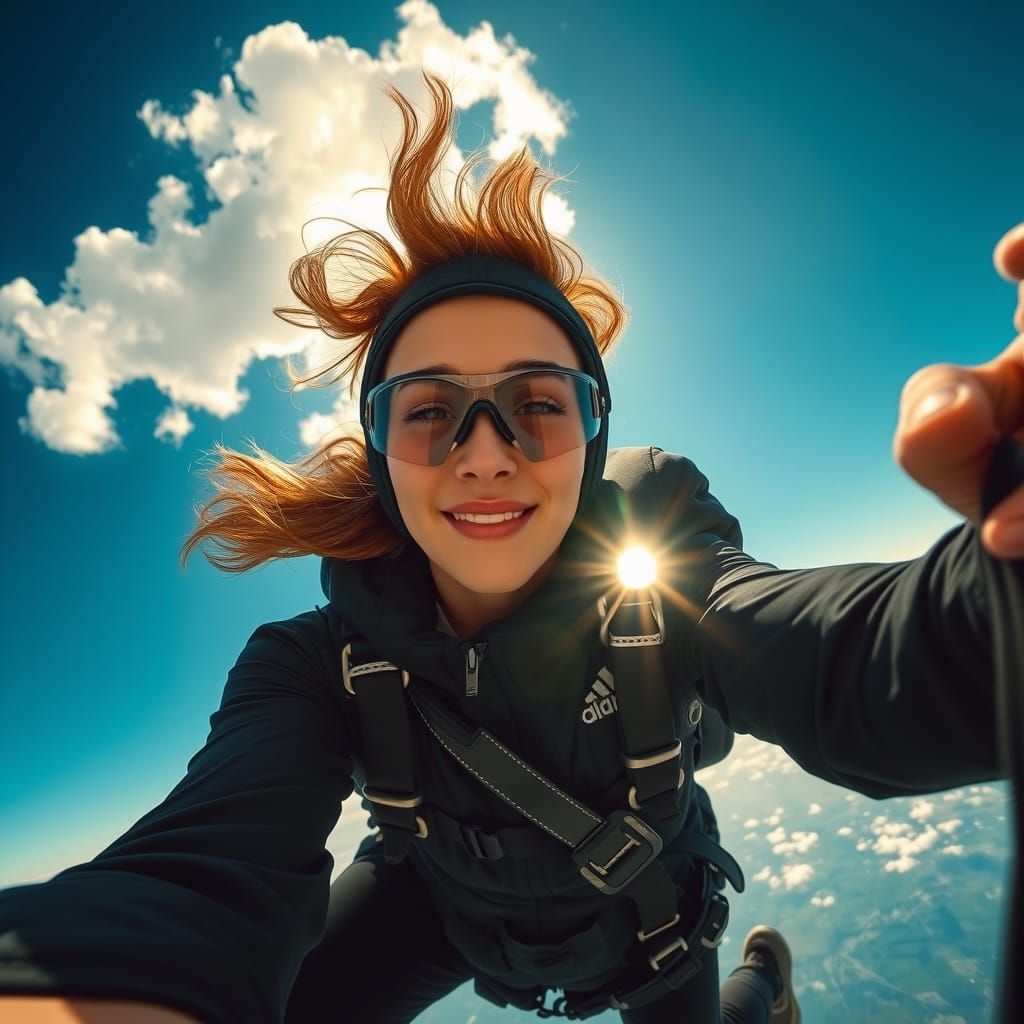Skydive selfie 🤳