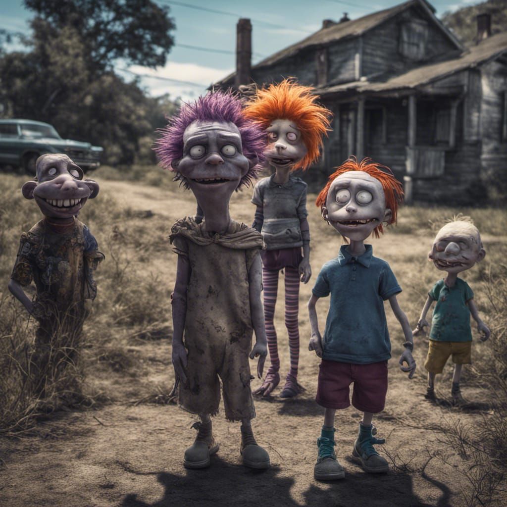 Tim Burton version of the  Rugrats
