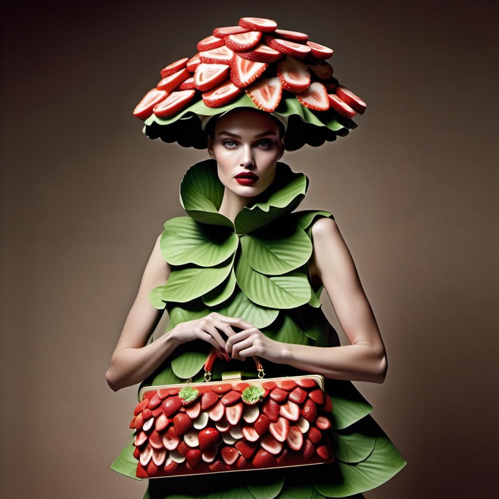 Strawberry Dress and Lasagna Jacket: Food Fashion
