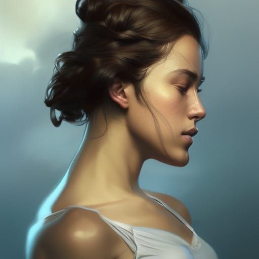 Olivia Rodrigo Portrait in Hyperdetailed Digital Art Style