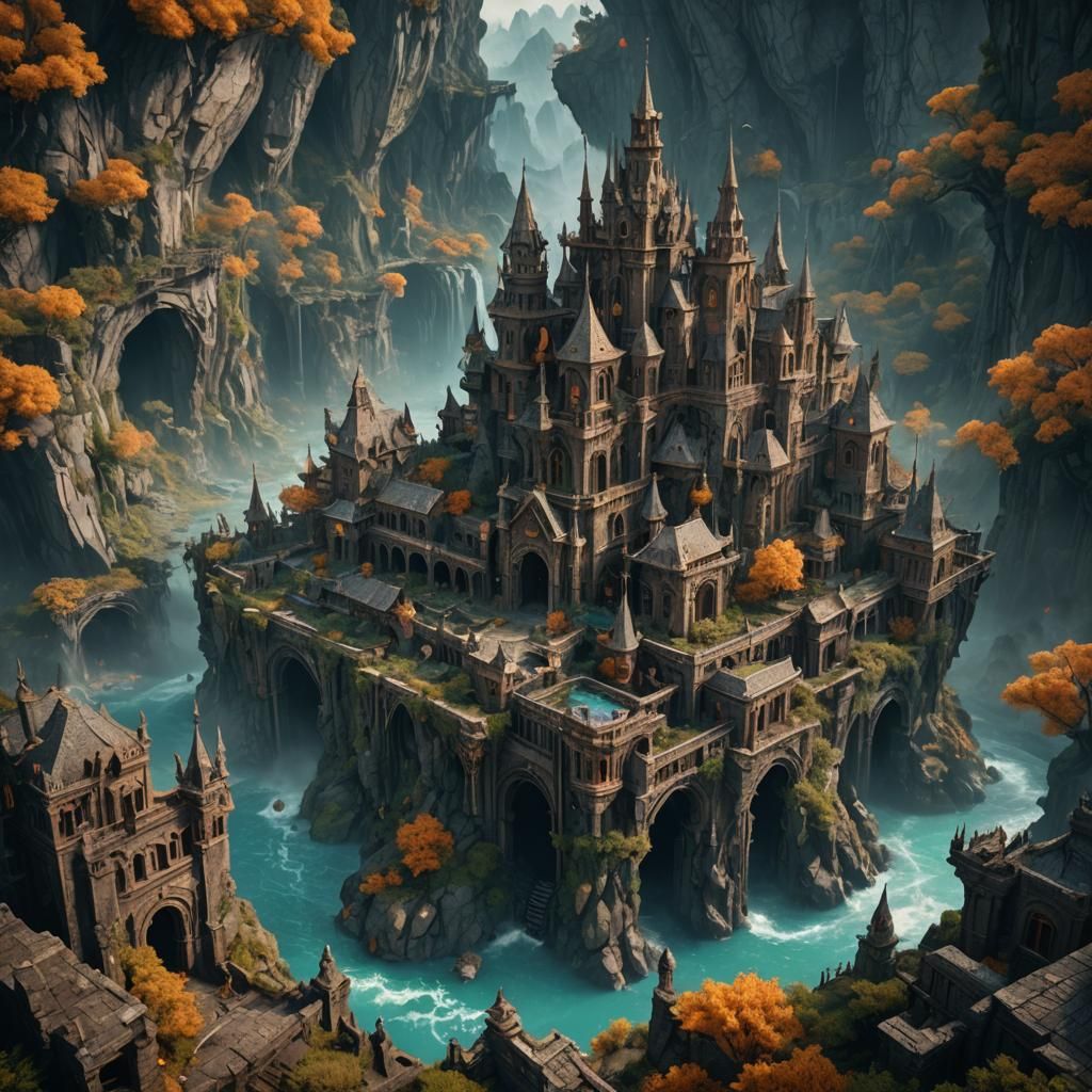 Scary Fantasy Concept Art in Deep Color