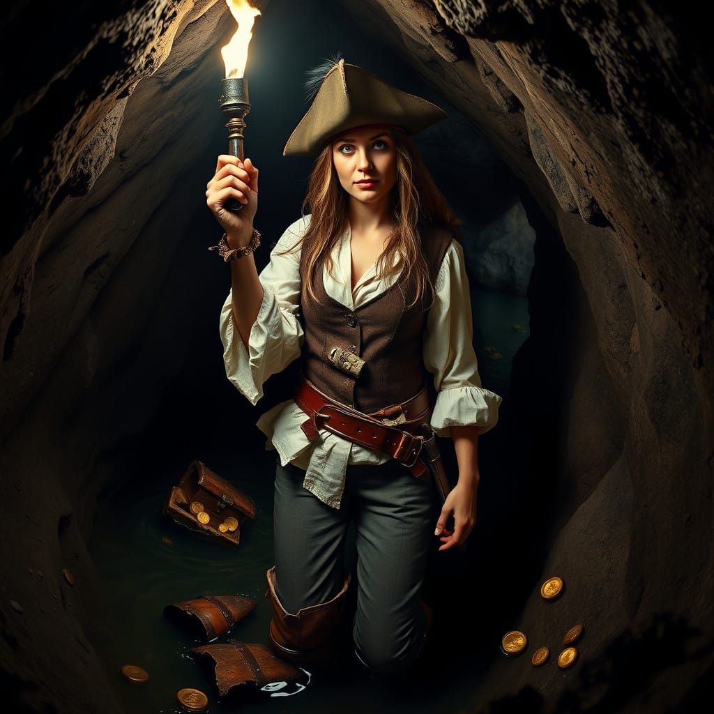 There's treasure down here