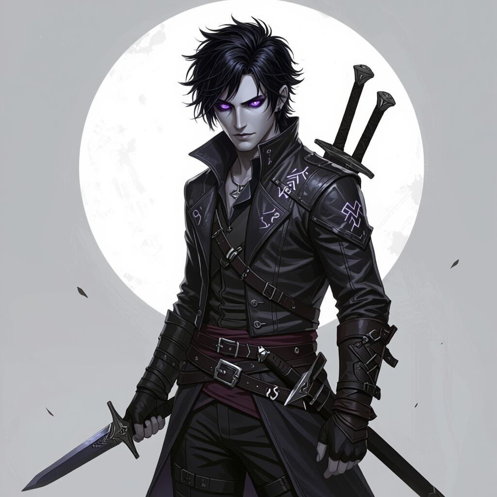 Spriggan Duelist with Shadow Magic and Illusion