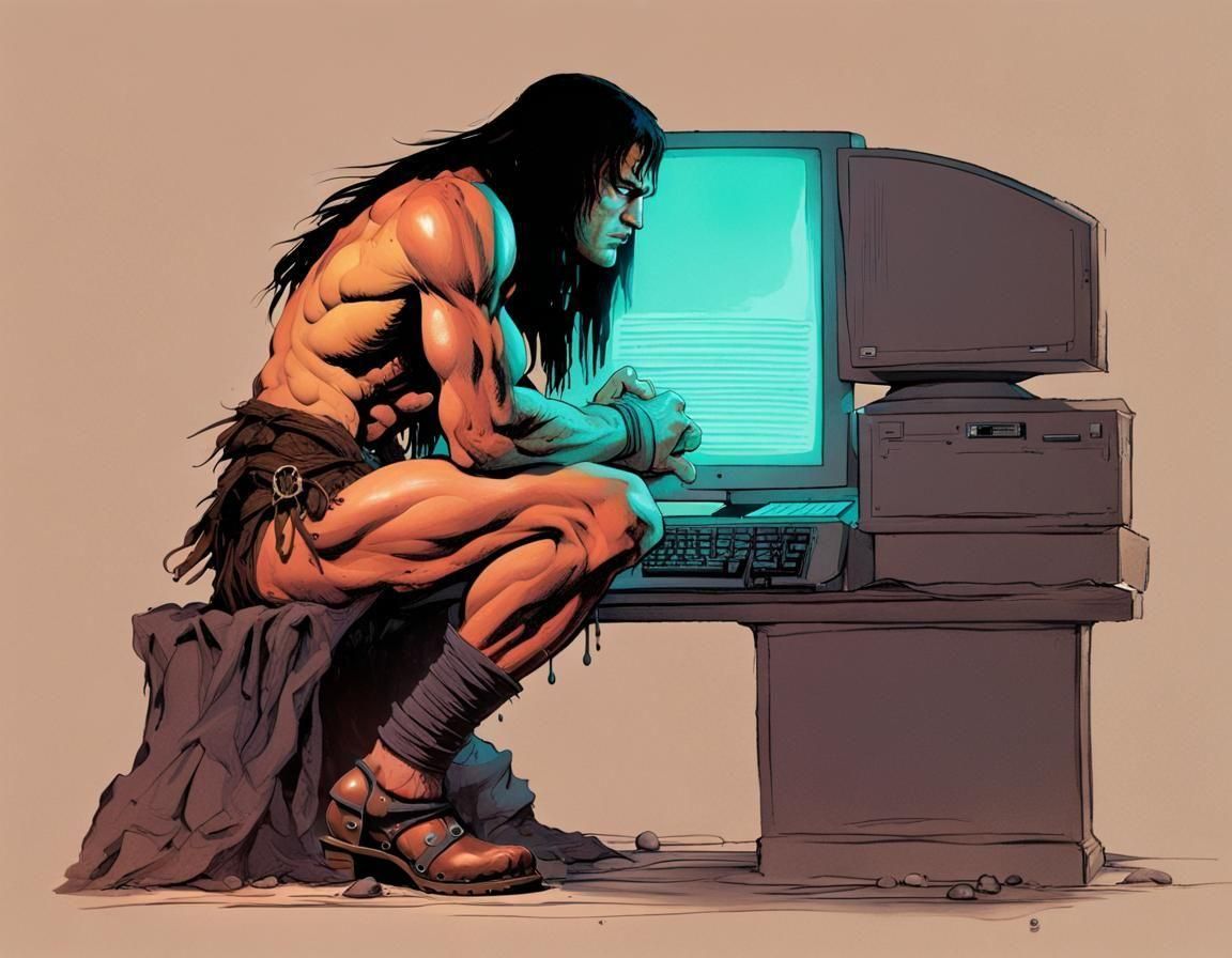 Conan the Barbarian, Desperate Programmer in Vallejo Style