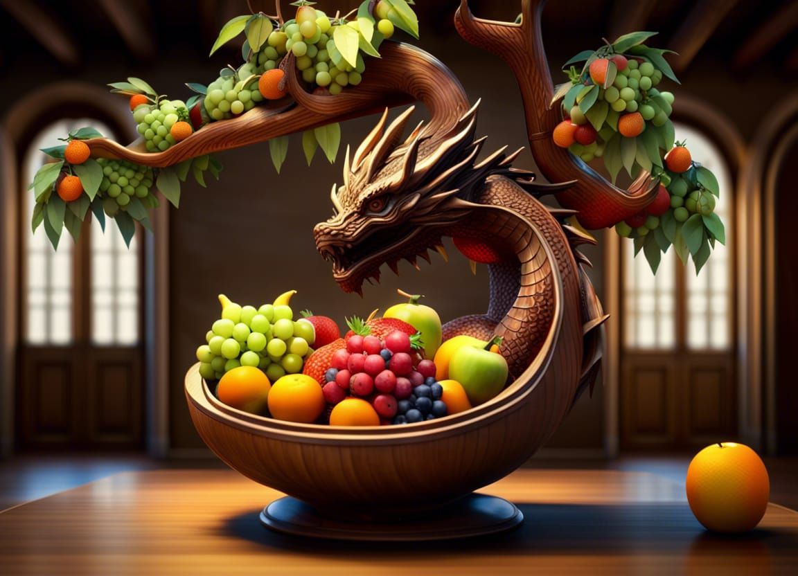 Fruit dragon bowl