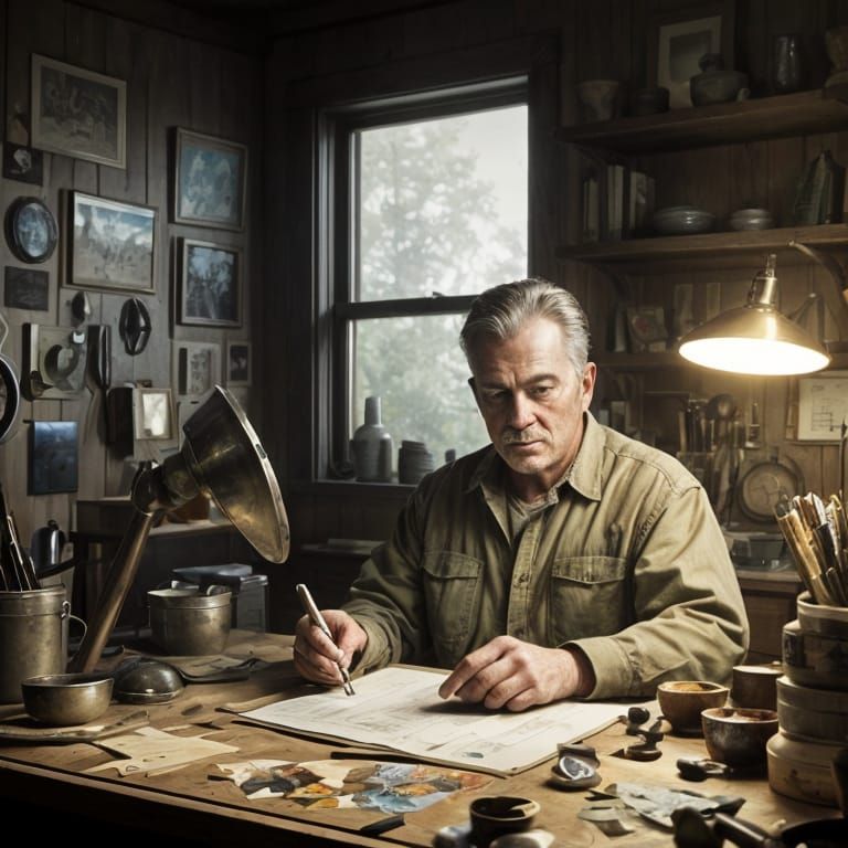 Visionary Inventor Lost in His Technical Masterpiece