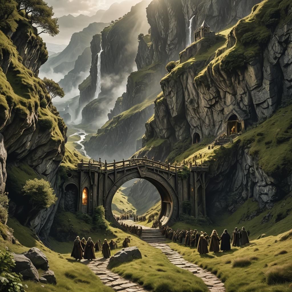 Epic Lord of the Rings Entrance by the Sea