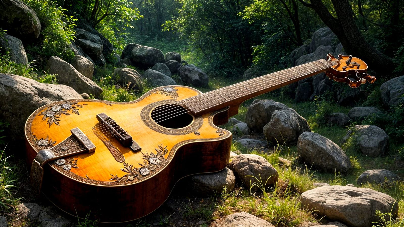 An ancient Wood Elf musical instrument.