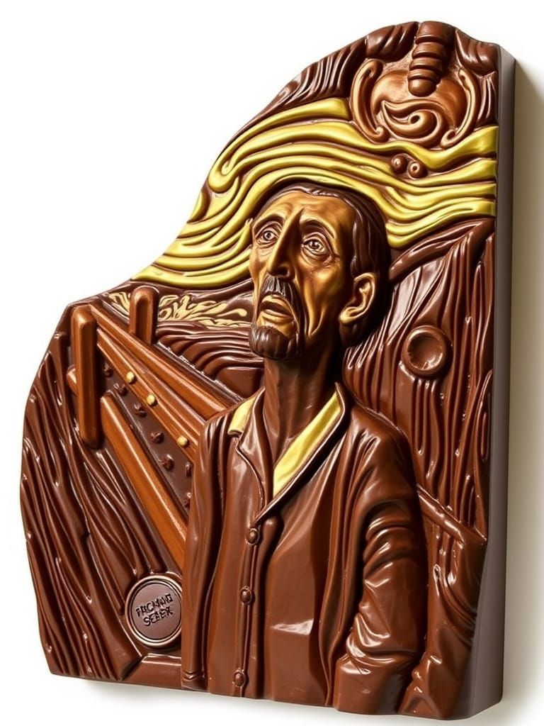 Chocolate Scream: An Edvard Munch Inspired Sculpture