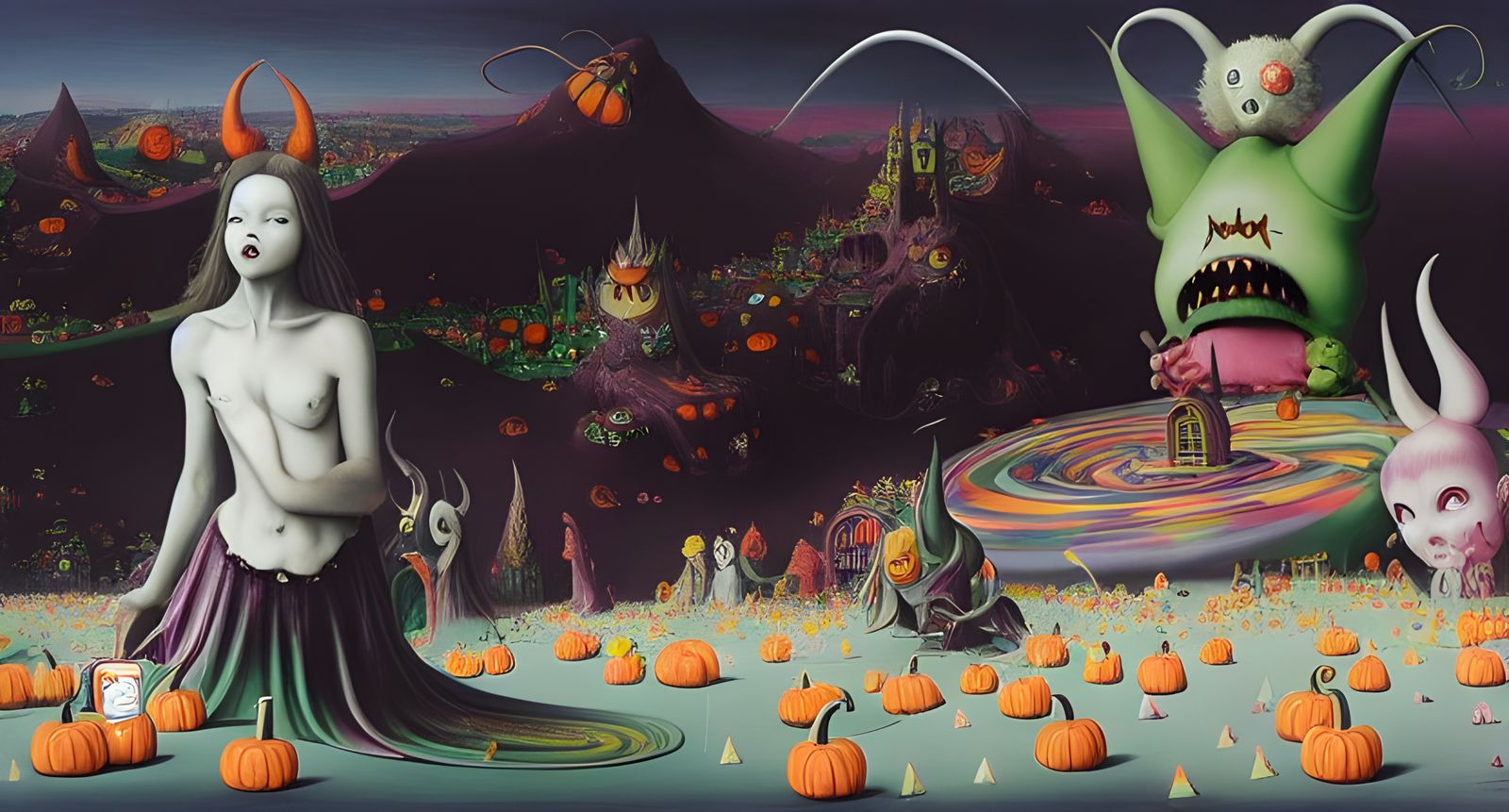 Lucifer's Halloween in a Candy Nightmare