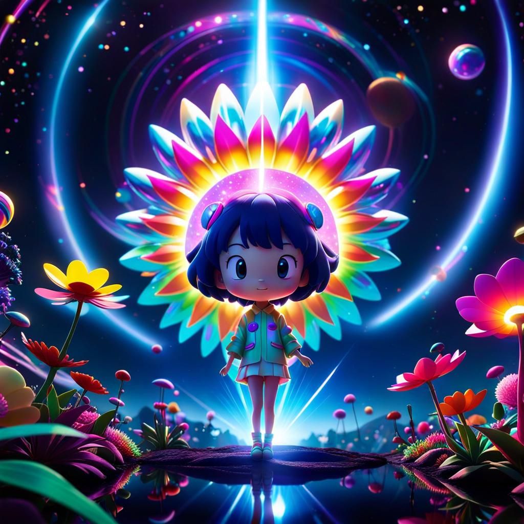 Cosmic Origins in Micro Pop and Psychedelic Style