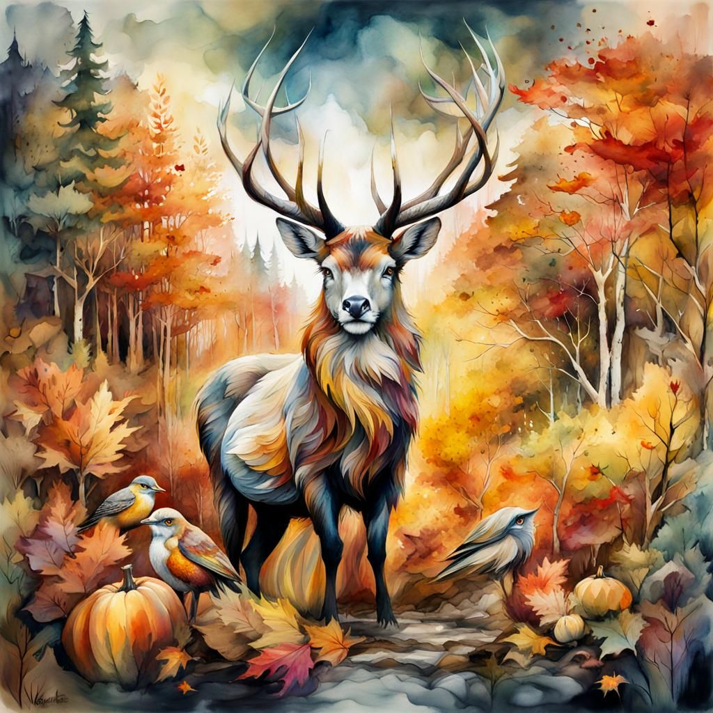 Autumnal autumn animal