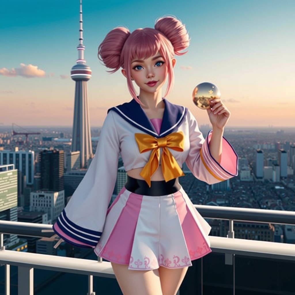 Cosmic Heroine in a Sailor Suit