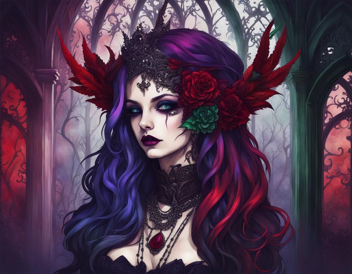 Gothic bright colours