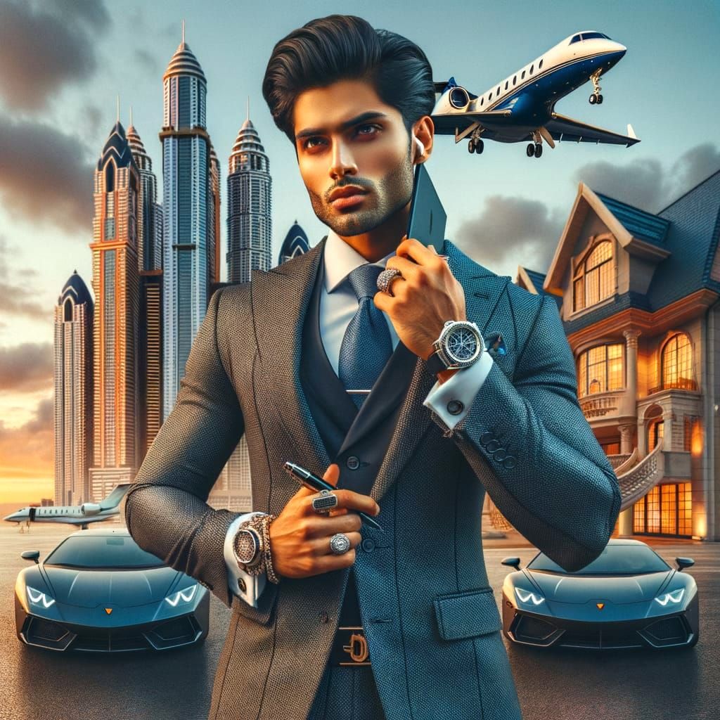 Confident Young Entrepreneur in Bespoke Suit