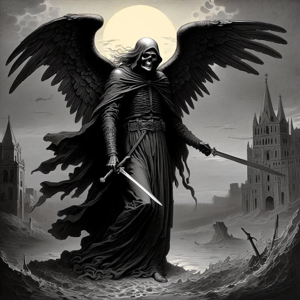 Angel of Death in Horrific Style