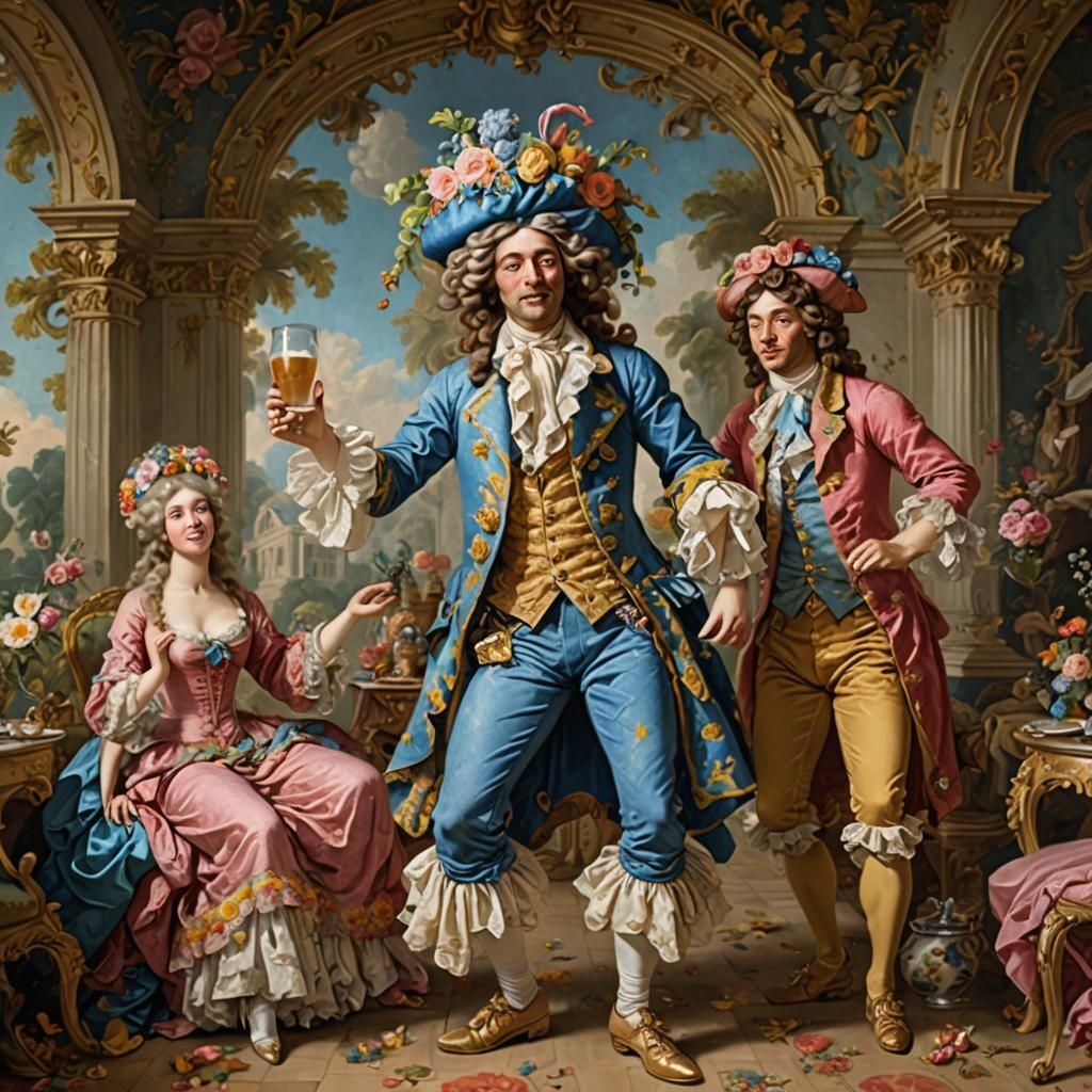 Hippy, Hippy shake, Rococo style